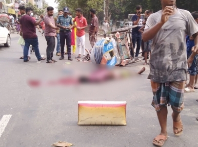 Dhaka: Road mishap kills rickshawpuller 